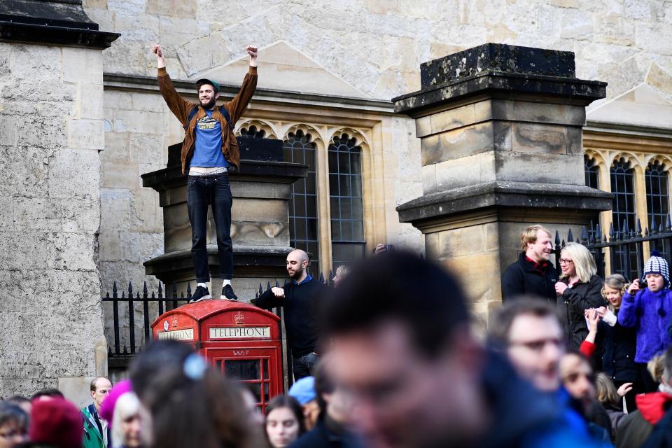  Revellers enjoy the three-hour early morning festivities to mark May Day