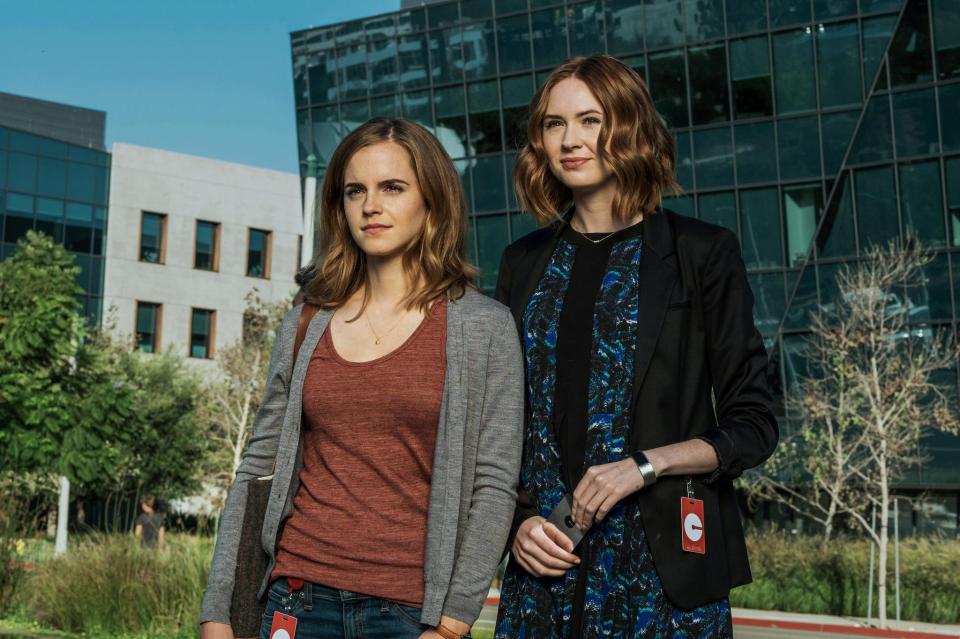  With Emma Watson in the thriller The Circle