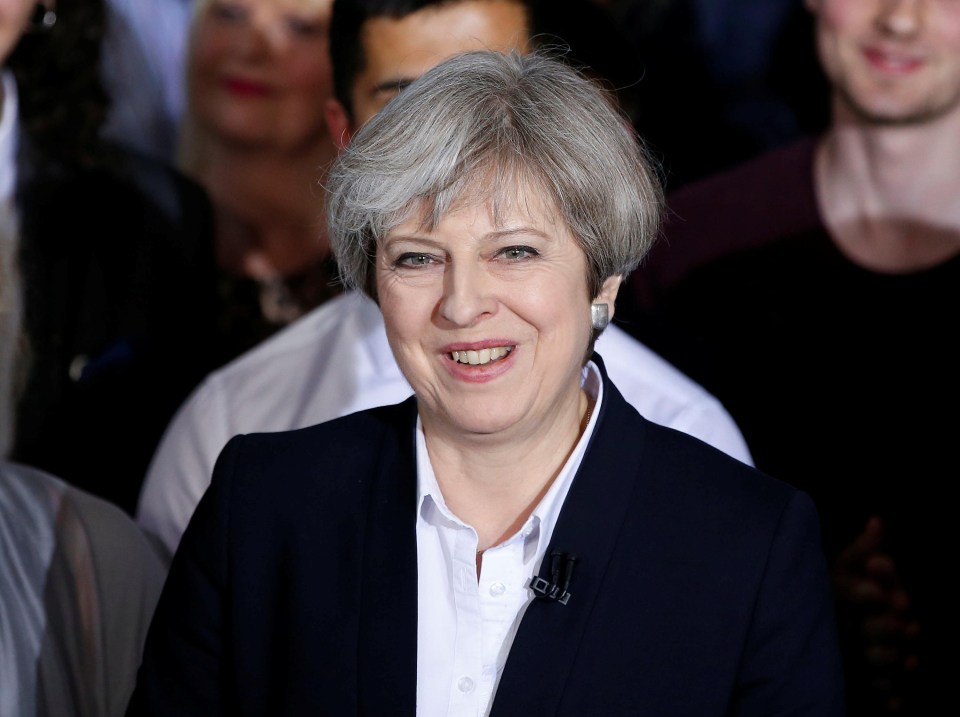 The PM has said she will offer the country a “strong and stable” future