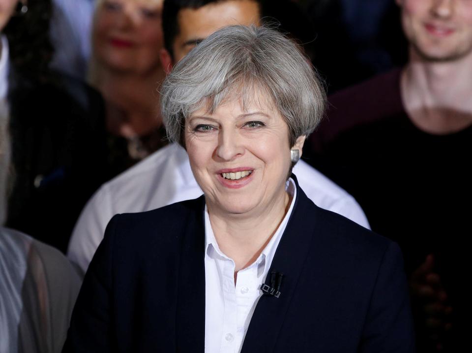  The PM has said she will offer the country a "strong and stable" future