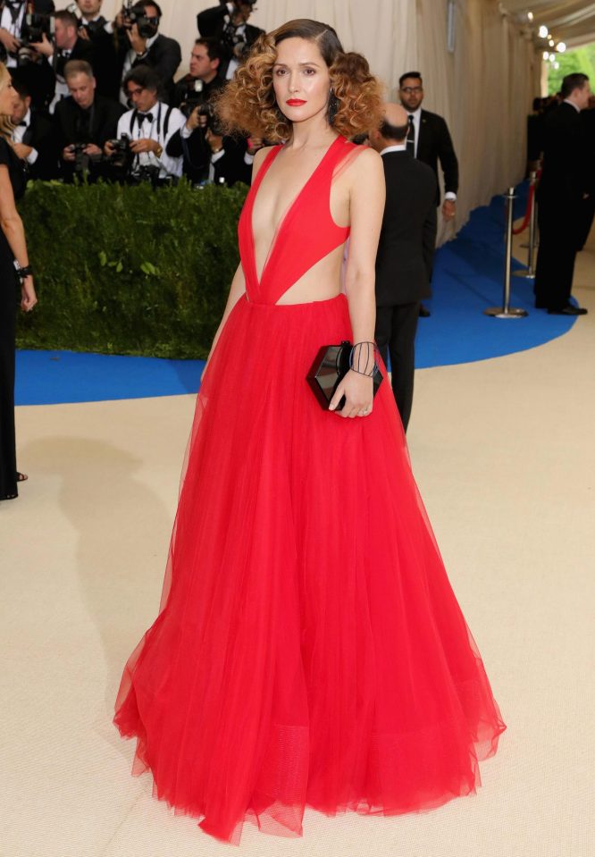  Australian actress Rose Byrne looked sensational in her daring gown