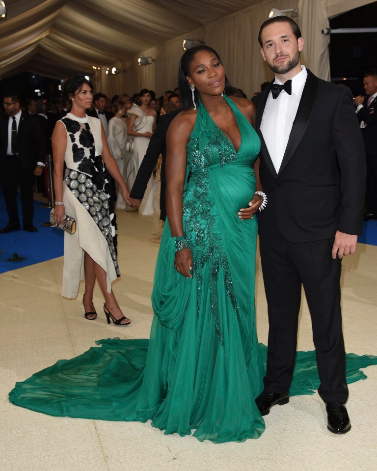 Serena and Alexis looked super glam for the event