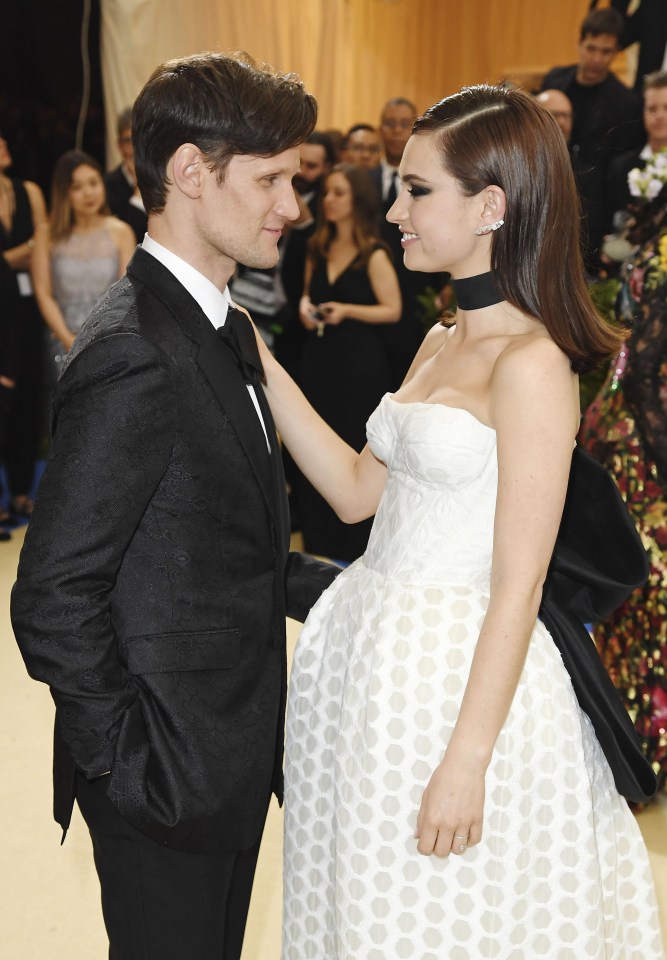 Lily James and Matt Smith looked adoringly at each other during the event