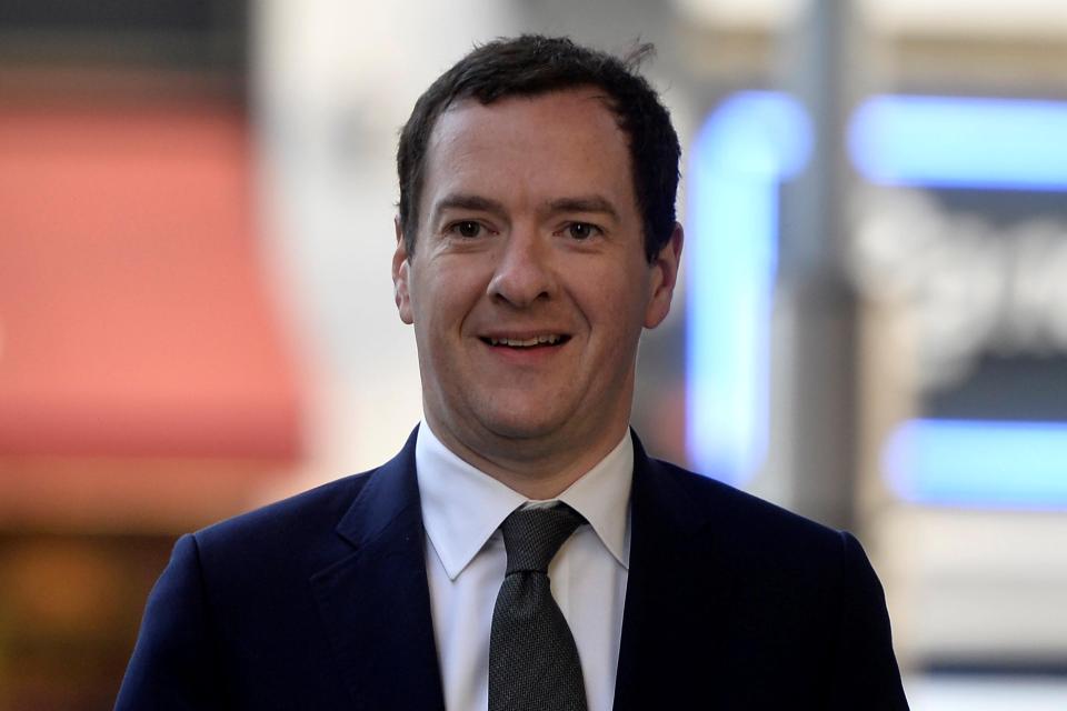  George Osborne has hit out at Theresa May once again