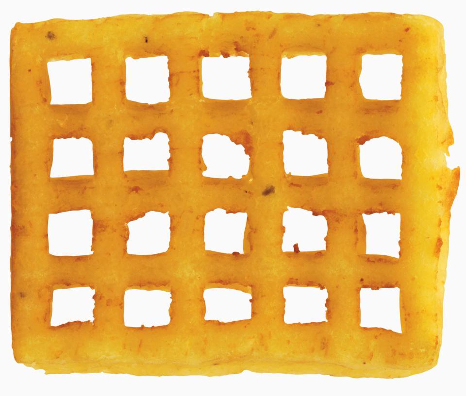  Potato waffles can be cooked much quicker if you pop them in the toaster