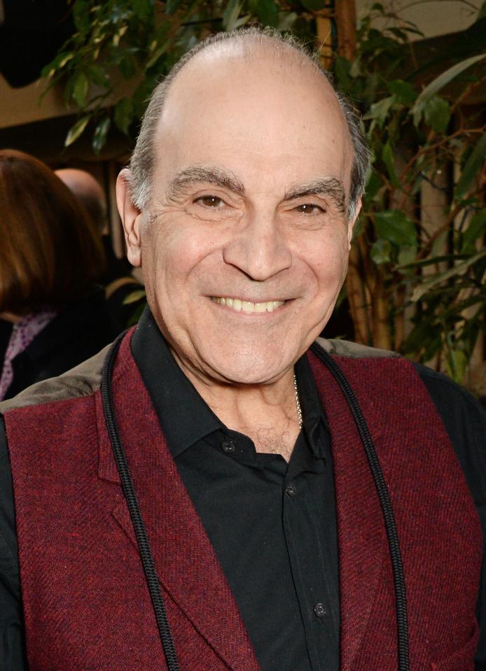  David Suchet is a 72-year-old English actor