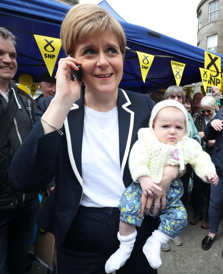  But the SNP leader Nicola Sturgeon didn't appear to be too worried today