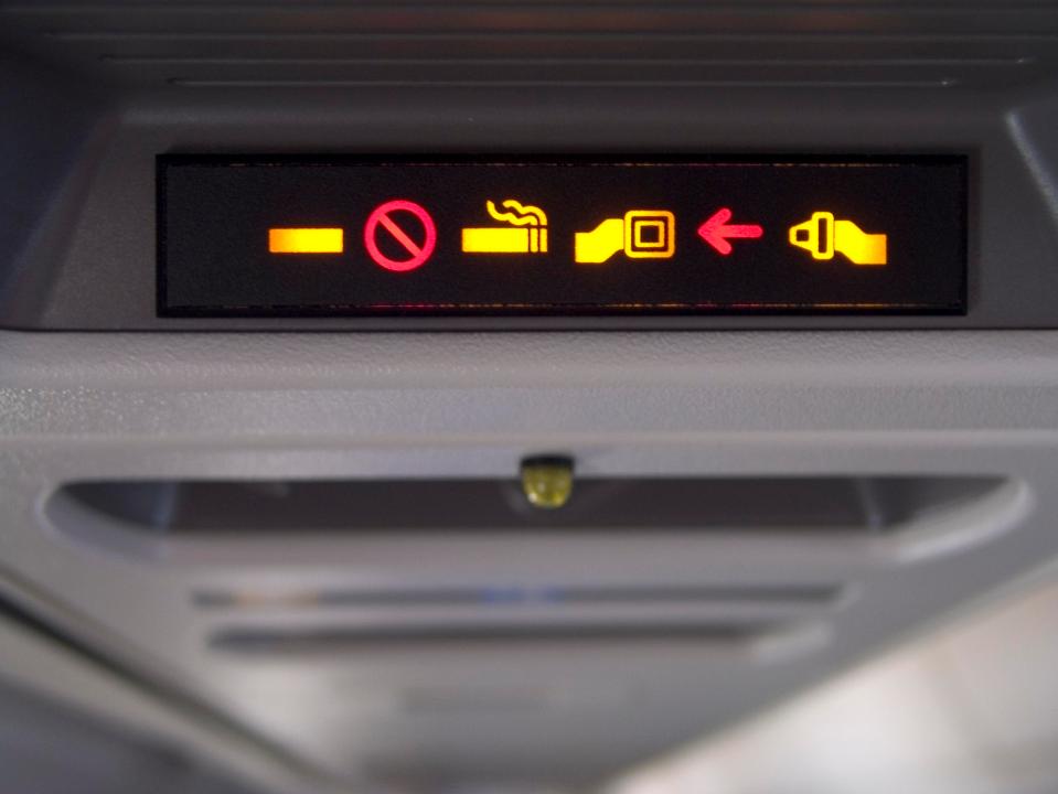  Cabin crew cannot answer you one way or the other if you ask permission to get up to use the bathroom while the seatbelt sign is on