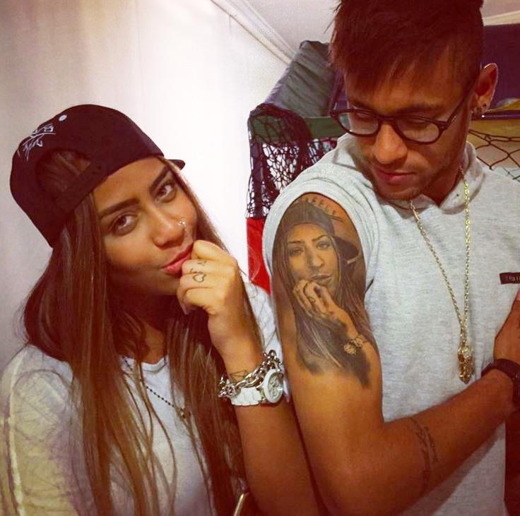  Neymar has a tattoo of his sister Rafaella's face on his arm and she has one of him