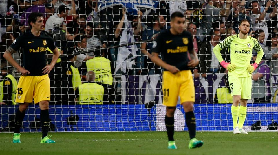  Atletico Madrid folded under the pressure of the Bernabeu