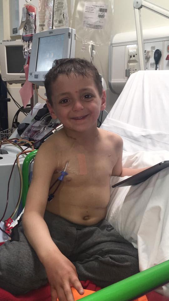  A picture of Bradley Lowery posted this week as his family reports he is feeling "much better"