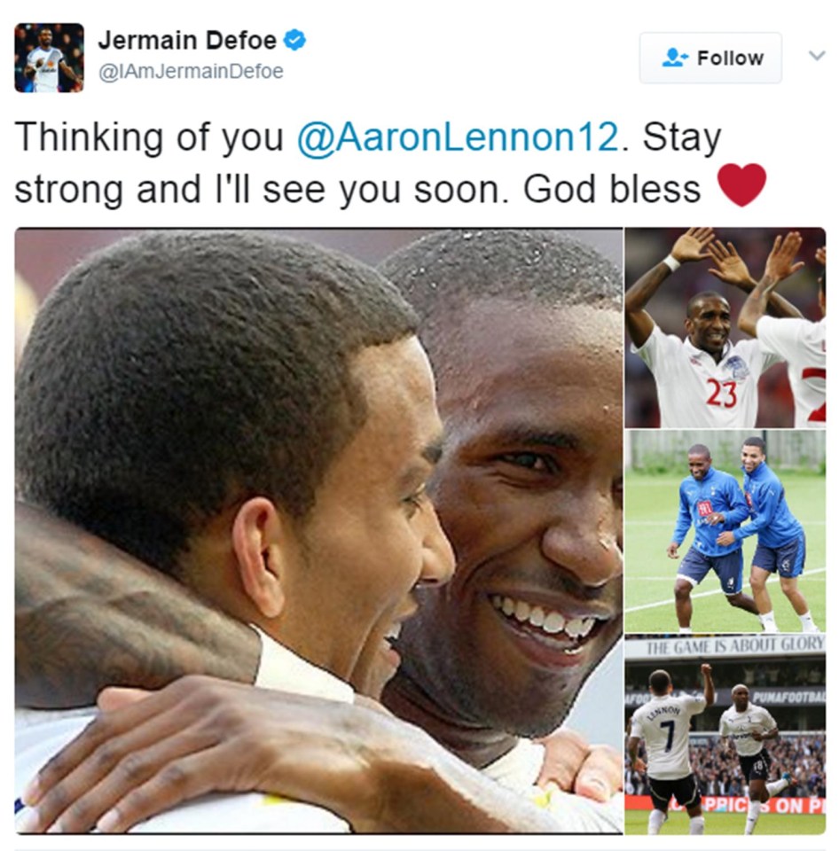 Jermain Defoe shared this touching snap