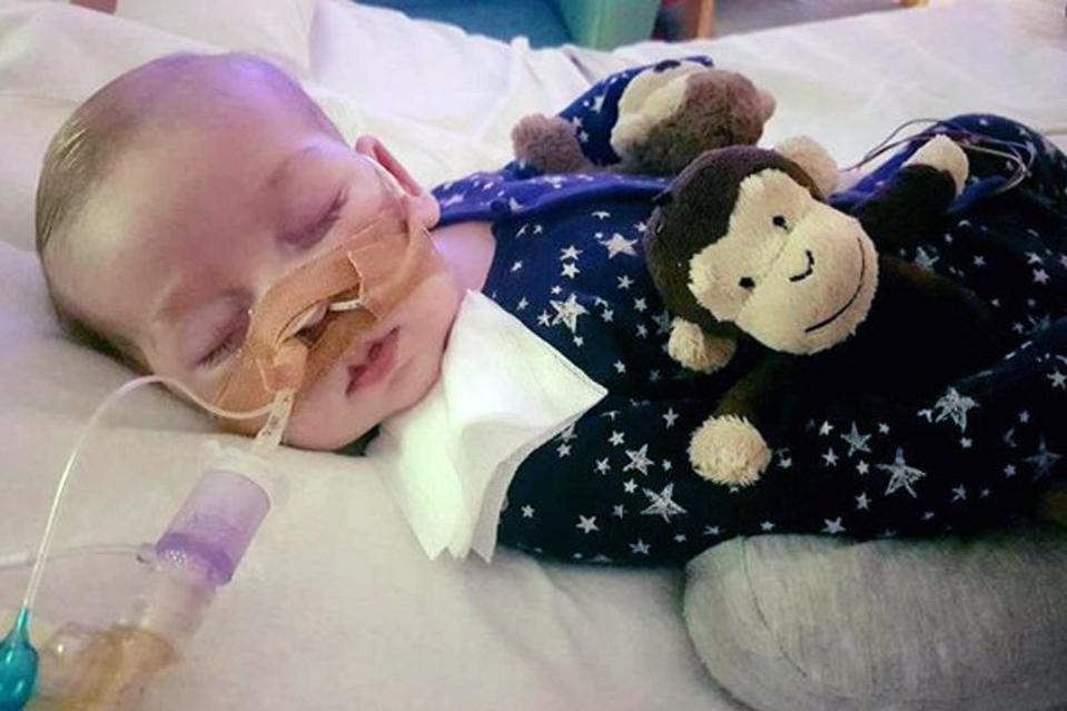  Nine-month-old Charlie suffers from mitochondrial DNA depletion syndrome and doctors at Great Ormond Street Hospital want to withdraw life support