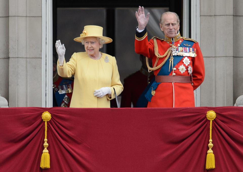  The Queen, pictured with Prince Philip ... Royal Salutes are fired to mark a number of occasions, including the Queen's birthday and Coronation Day