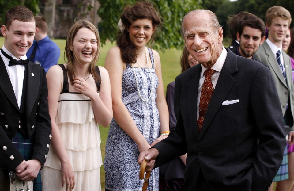  Prince Philip meets The Duke of Edinburgh Gold Award holders in 2010