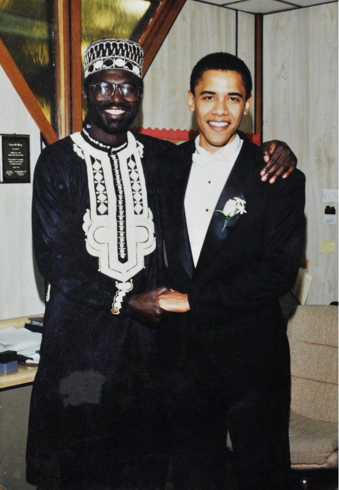  Barack Obama on his wedding day