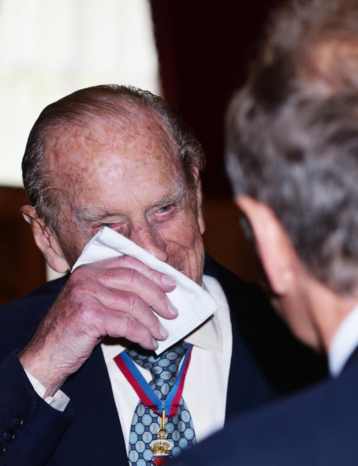  Prince Philip, 95, looked to be on good form at the public engagement last week