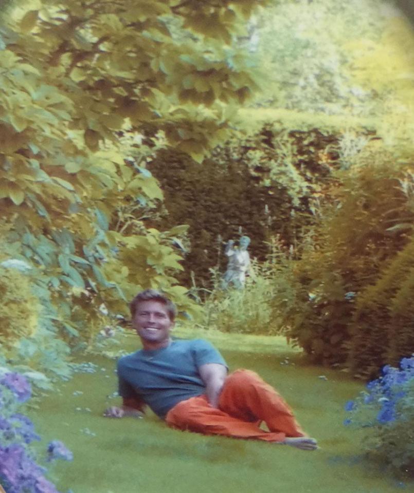  George’s favourite snap of his lover, taken in his Goring garden