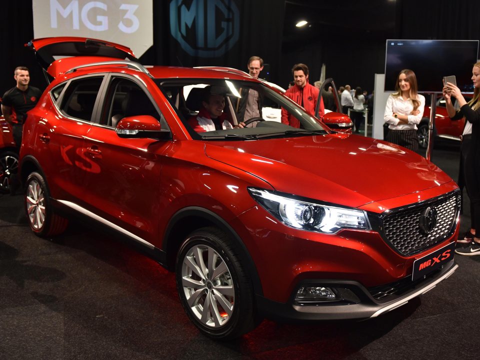  The MG XS is one of the more affordable models on display at the London Motor Show