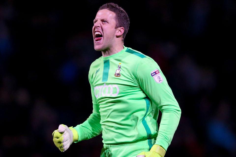  Colin Doyle will be between the sticks for Bradford on Saturday