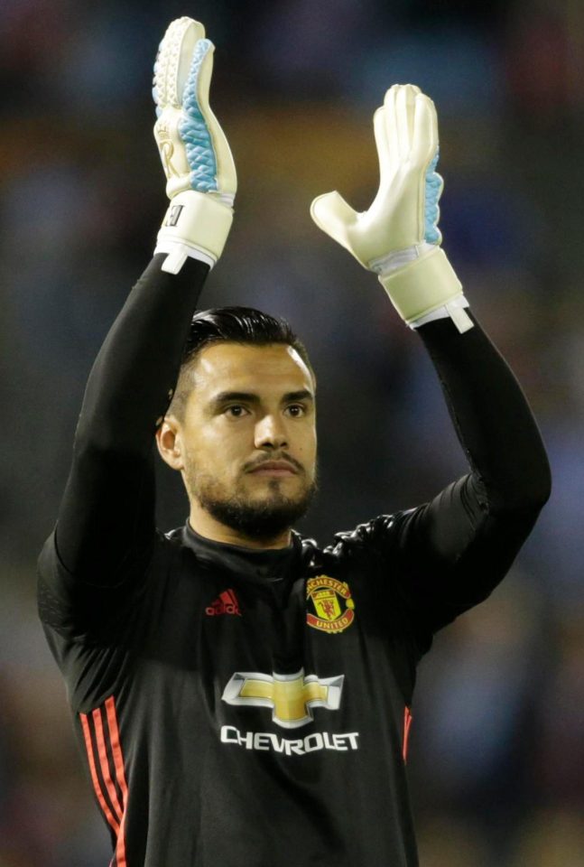  Sergio Romero seems to be happy as No 2 at Old Trafford and is somewhat of a cult hero