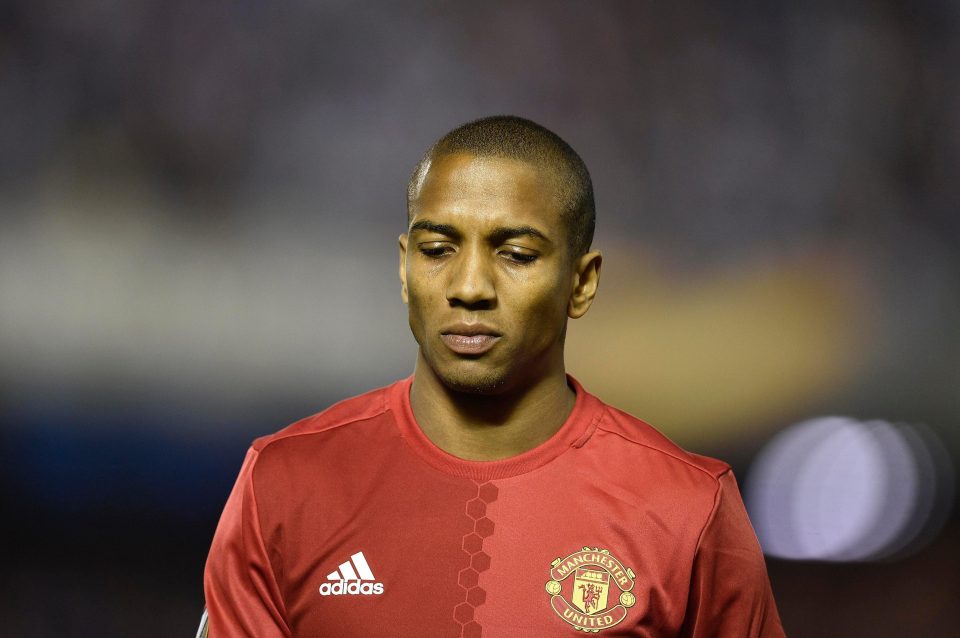  Ashley Young suffered a hamstring injury against Celta Vigo on Thursday