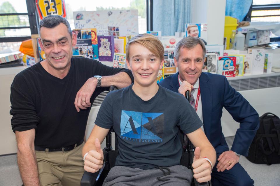  Billy Monger has been pictured for the first time since he lost both legs in a horror smash last month