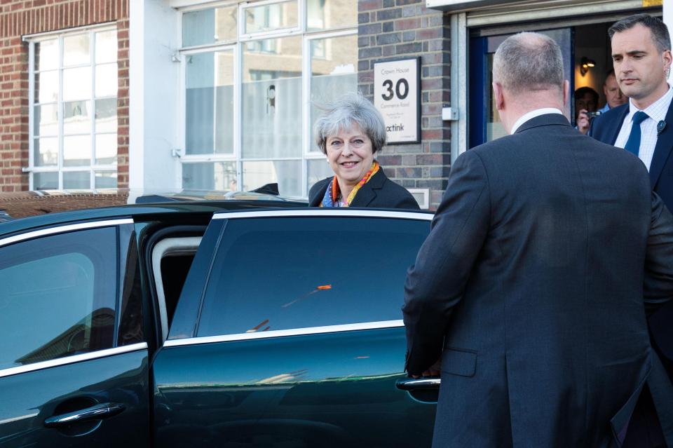  Probed on whether she had killed Ukip, a grinning Theresa May replied: 'I think if we look at what’s happened in the local elections we have taken votes from across the whole of the political spectrum'