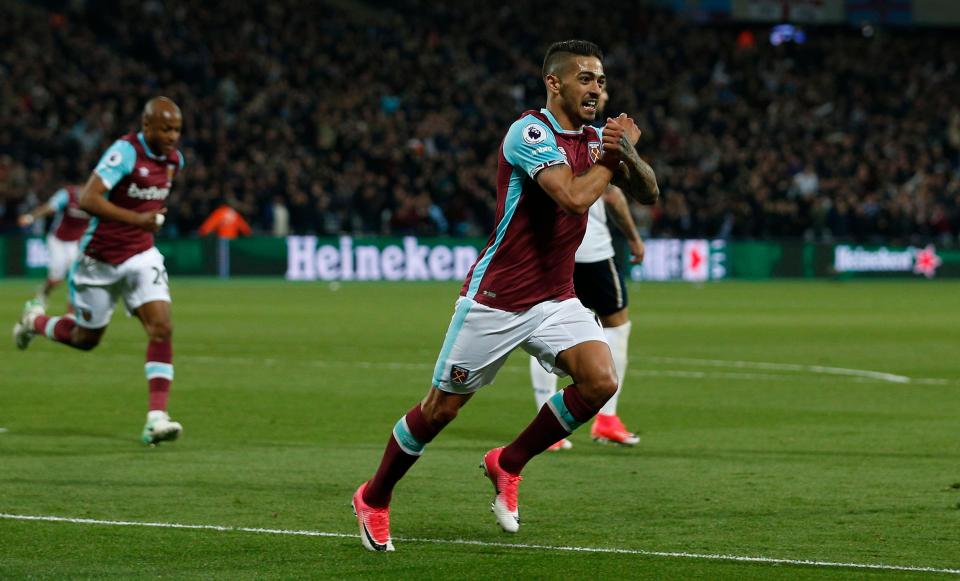 Manuel Lanzini's winner put a huge dent in Tottenham's title hopes