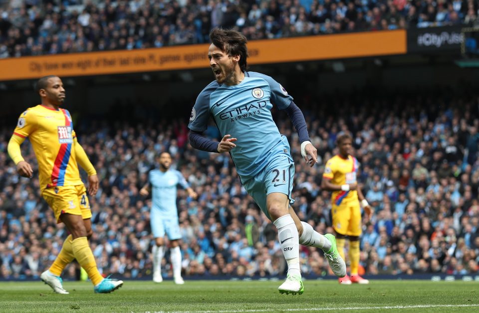  David Silva's opener was his 50th goal for the club