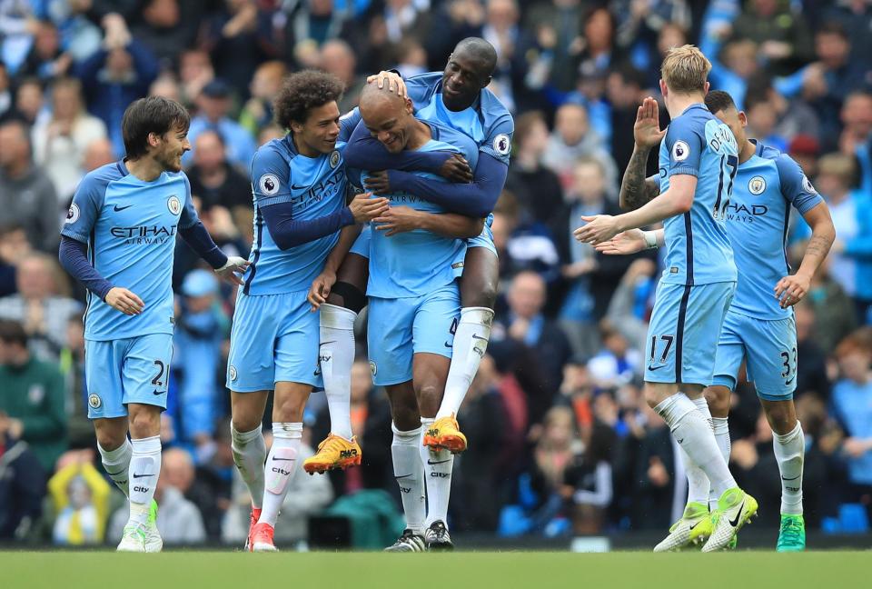  Manchester City cruised to a 5-0 victory over Crystal Palace on Saturday