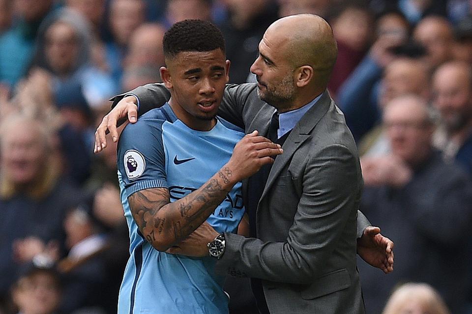  Gabriel Jesus was brought to City by boss Pep Guardiola