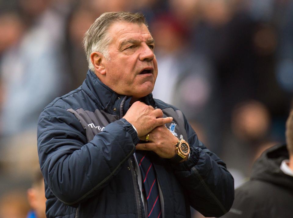  Sam Allardyce failed to get assurances that he could strenghten his squad suffiencently in the summer