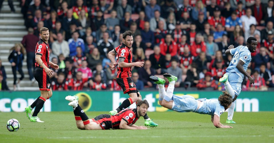  Harry Arter lucky not to have been sent off for his tackle on Joe Allen