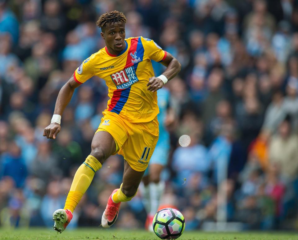  The Crystal Palace winger was included at right-wing back