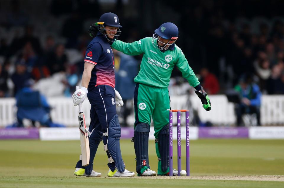  Niall O'Brien could not believe Eoin Morgan survived the incident