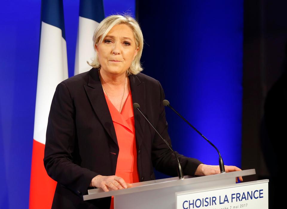  Marine Le Pen has praised Brexit and called for a vote on France leaving the EU