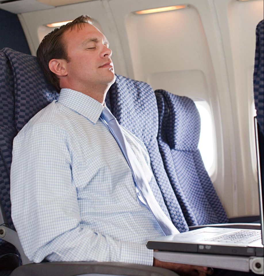  The increased number of farts on planes is all down to the cabin pressure dropping (stock image)