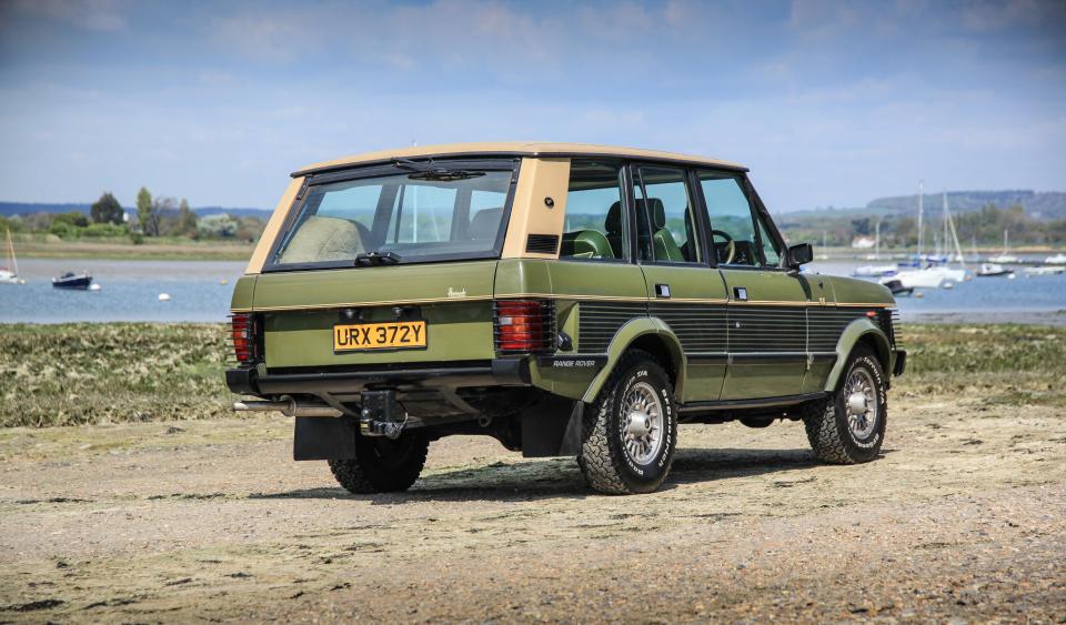  The green exterior is indicative of the car's connection with luxury department store Harrods