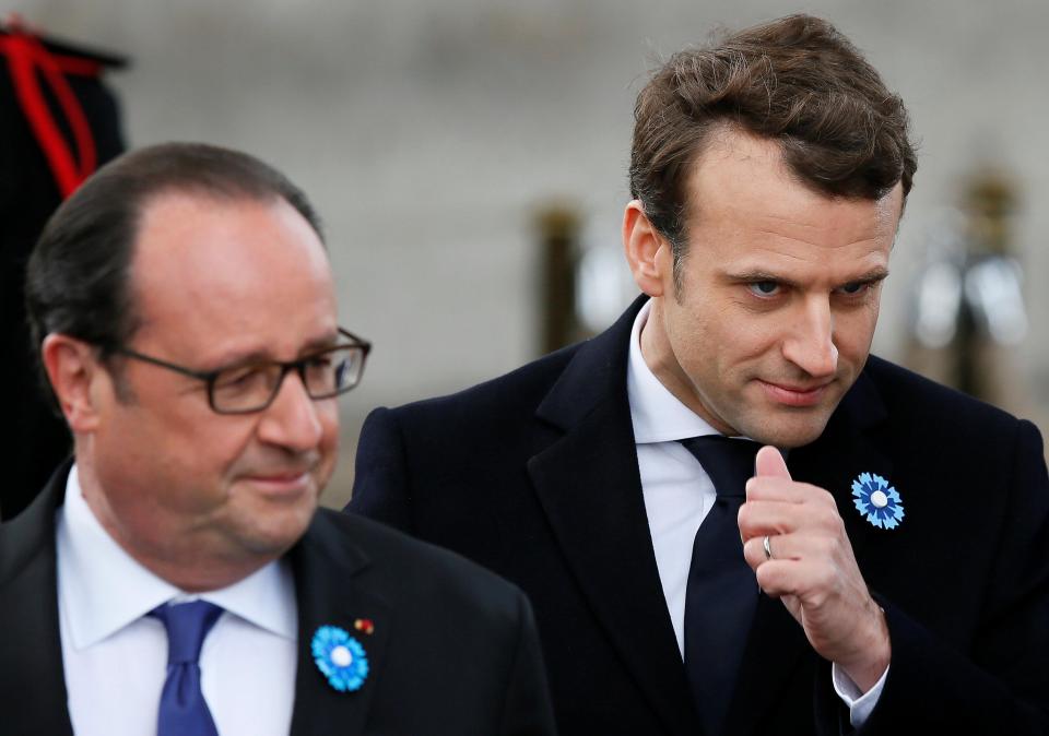  Macron's sunny stroll comes as confusion mounts over his position on hard Brexit