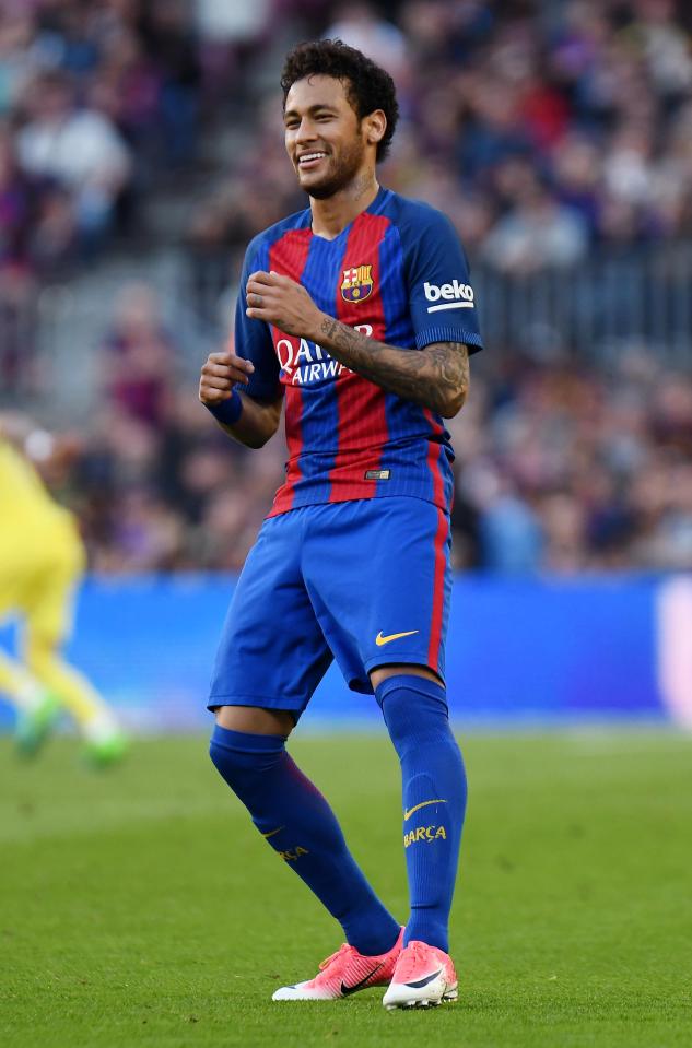  Barcelona were hopeful that the lure of playing with Neymar might swing the deal in their favour