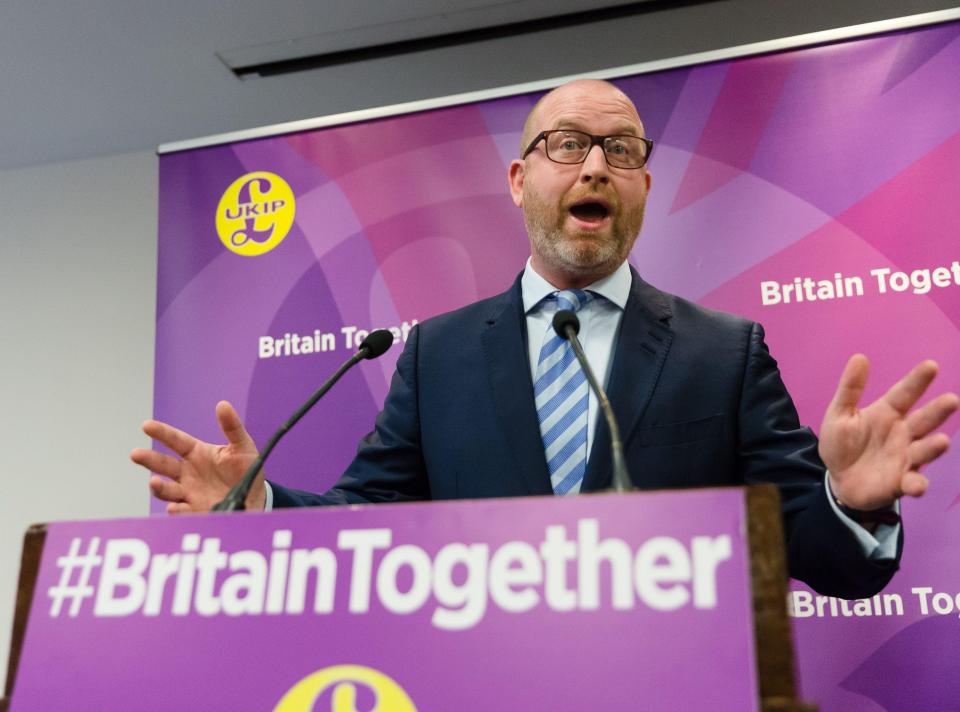  Just 377 Ukip candidates will stand in the June 8 General Election down from 650 in 2015