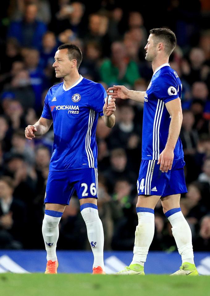  John Terry was given a standing ovation when he entered onto the pitch, and resumed captain duties