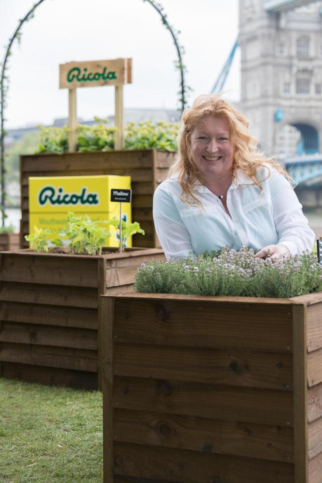  Charlie was speaking at the Ricola Herb Garden