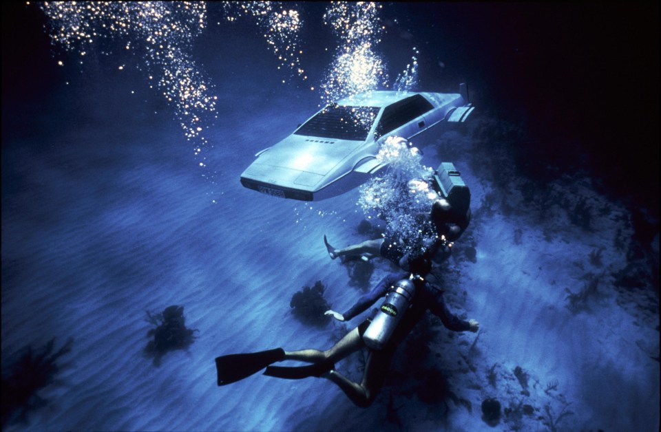 Roger Moore had an underwater car in The Spy Who Loved Me but is bottom of the Bonds in driveway battle