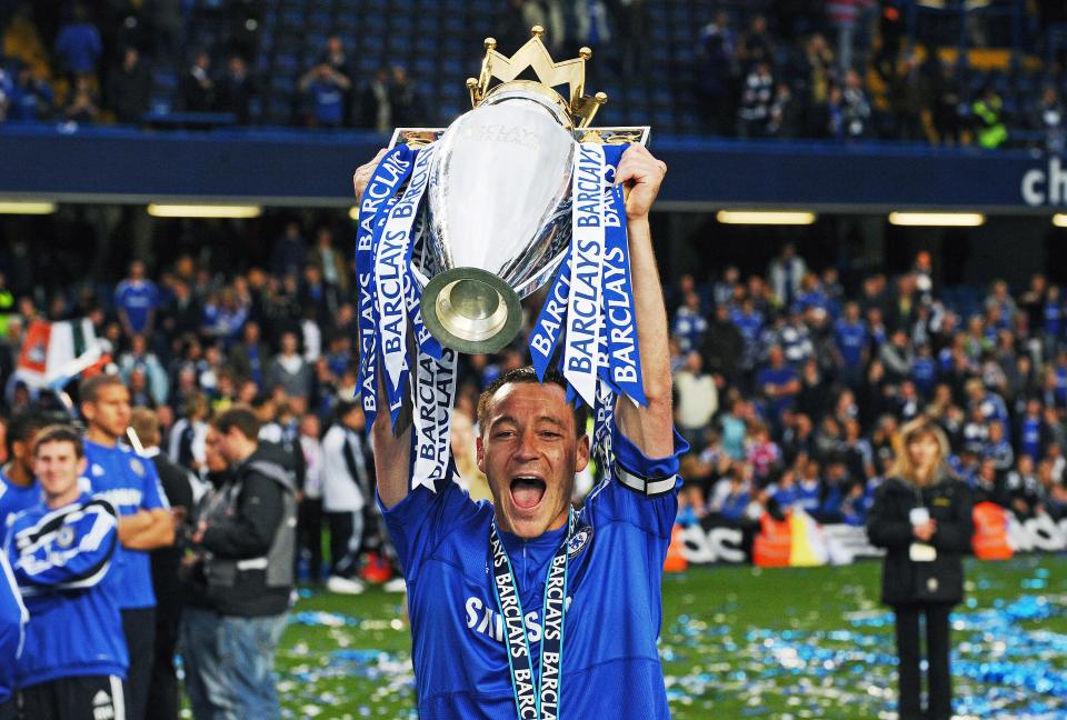  John Terry was celebrating glory for a third time with Chelsea in 2009-10 season