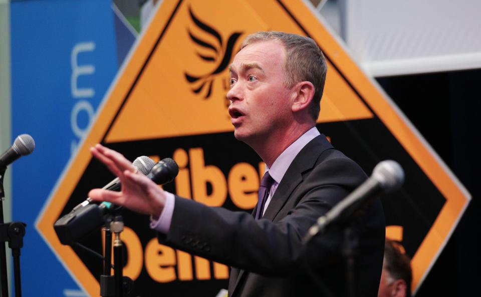  Lib Dem leader Tim Farron to pledge to hike taxes to cover £7billion cash boost for schools