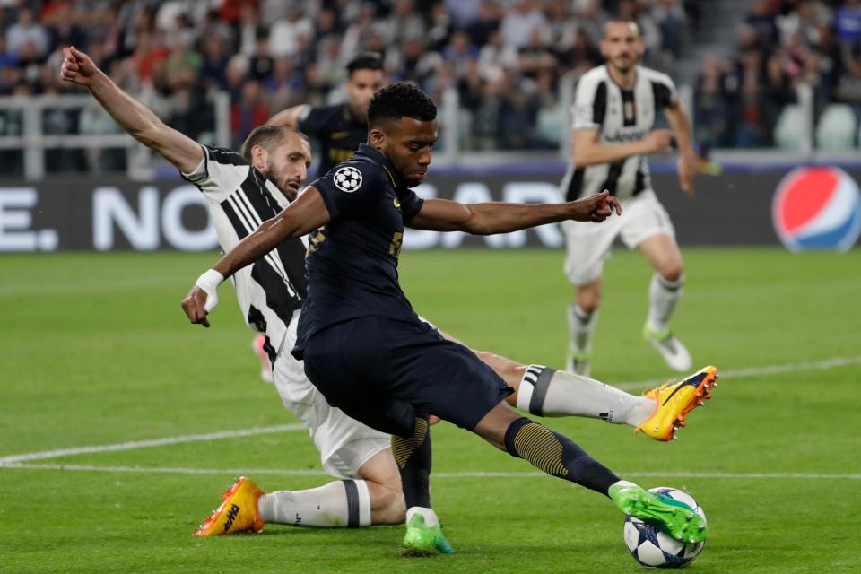  Lemar played as Monaco exited the Champions League this week against Juventus