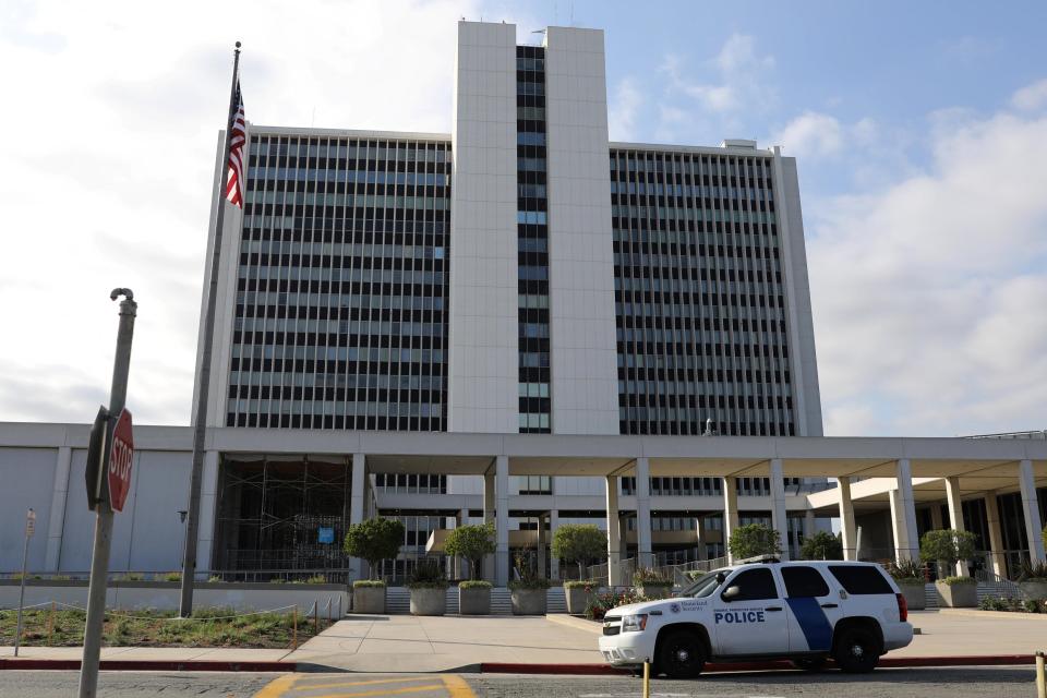  The Federal Building in Los Angeles, where James Comey had earlier given a talk to FBI agents