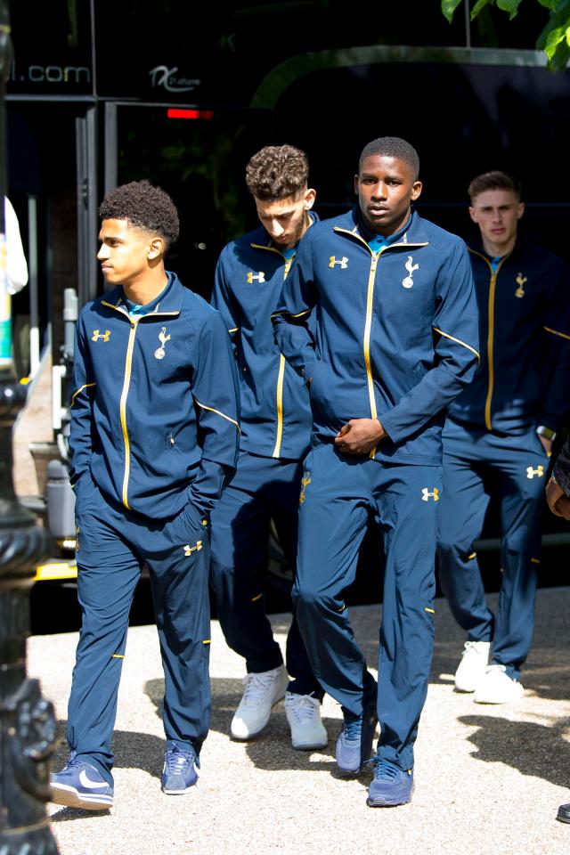  Ugo Ehiogu was coach of Tottenham's Under-23 squad, who came to pay their respects today along with some of football's biggest names